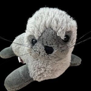 Mary Meyer Seal Plush Grey 8" Stuffed Animal Vintage 1985